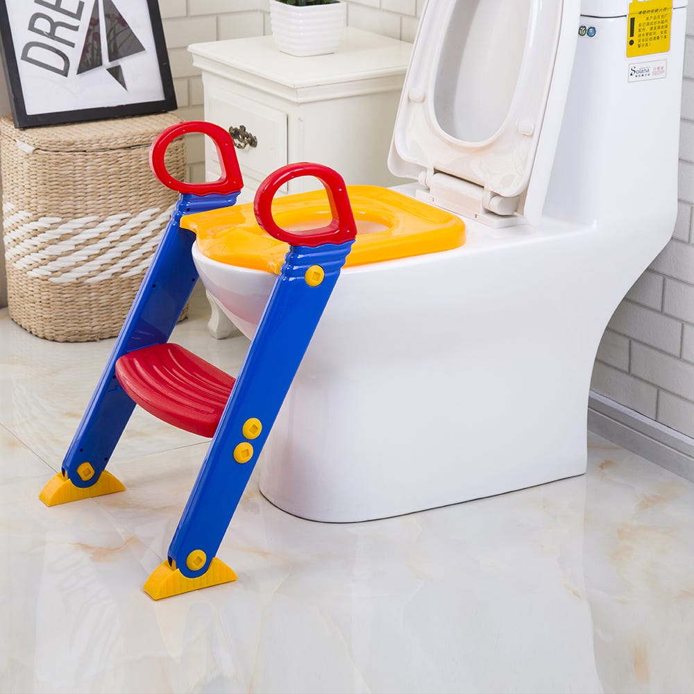 Children Toilet Ladder – A foldable, colorful potty training seat