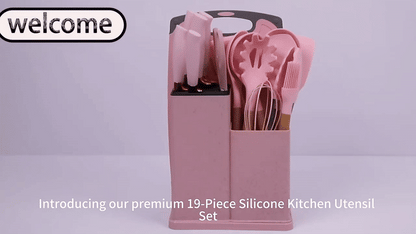 19PCS Kitchen Set – A complete utensil and knife toolkit