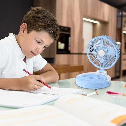 Jiake - Folding Storage Lamp Fan with USB